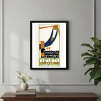 Cuadro Copa Del Mundo Futbol 1930 Uruguay Campeonato Retro Marco Negro