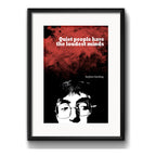 Cuadro Stephen Hawking Frase Arte Decoracion Con Paspartú Marco Negro