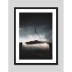 Cuadro Take The Risk Frase Motivacional Coach Personal Arte Marco Negro