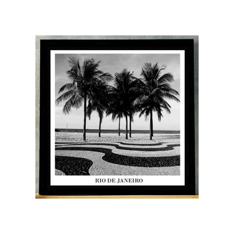 Cuadro Rio De Janeiro Copacabana Brasil Playa Mar Decoracion
