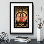 Cuadro Kate Bush Cantante Pop Ingles Decoracion Con Paspartú Wuthering Heights Con Marco Negro