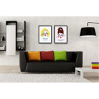 Set 2 Cuadros Marilyn Monroe Audrey Hepburn Arte Minimalista