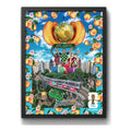 Cuadro Copa Del Mundo Futbol Fifa 2026 Póster Oficial Ciudad Atlanta Estados Unidos Negro