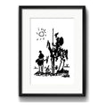 Cuadro Don Quijote Pablo Picasso Decoracion Con Paspartú