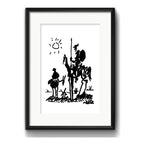 Cuadro Don Quijote Pablo Picasso Decoracion Con Paspartú