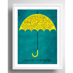 Cuadro How I Met Your Mother Minimalista Frases Serie Tv
