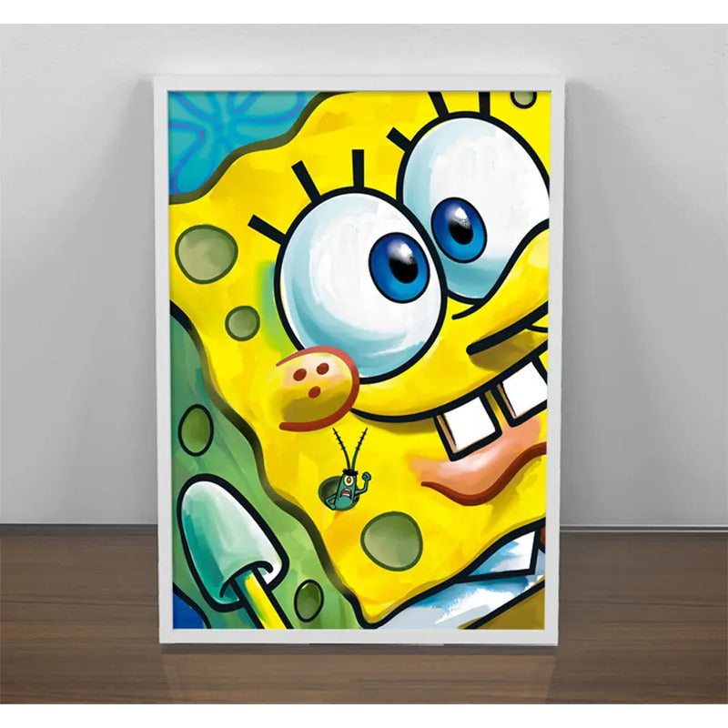 Cuadro Bob Esponja Arte Dibujo Serie Tv Decoracion