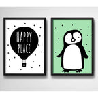 Set 2 Cuadros Perro Frase Decoracion Infantil Dormitorio