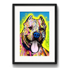 Cuadro Perro Pop Art Todas Las Razas Decoracion Con Paspartú