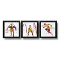 Set 3 Cuadros Crossfit Pop Art Fitness Musculacion Gimnasio