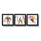 Set 3 Cuadros Crossfit Pop Art Fitness Musculacion Gimnasio