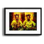 Cuadro Breaking Bad Heisenberg Jesse Pinkman Con Paspartú Marco Negro