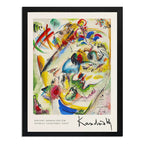 Cuadro Living Kandinsky Dreamy Improvisation Abstracto Arte Marco Negro