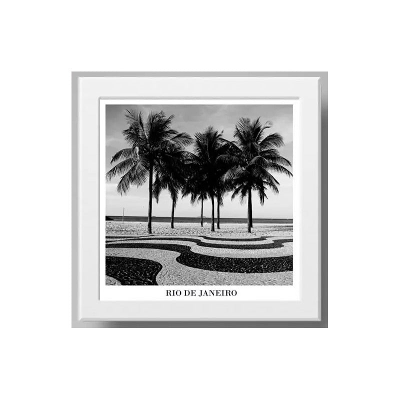 Cuadro Rio De Janeiro Copacabana Brasil Playa Mar Decoracion