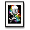 Cuadro David Gilmour Pop Art Pink Floyd Decoracion Paspartú Marco Negro
