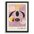 Cuadro Dormitorio Living Hilma Klint Adultez N. 6 Signature Marco Negro