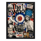 Cuadro The Who Banda Rock Art Quadrophenia Musica Decoracion Marco Negro
