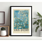 Cuadro Van Gogh Arte Exposición Obras Pintor Decoracion Van Gogh Almond Blossom Marco Negro