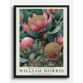 Cuadro William Morris Flores Botanico Art & Craft Decoracion Marco Negro