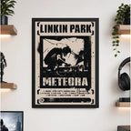 Cuadro Linkin Park Meteora Album Nu Metal Rock Musica Marco Negro