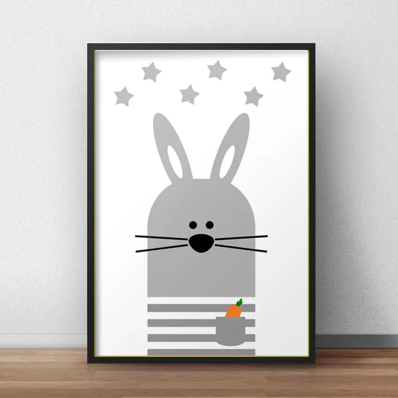Cuadro Decoracion Dormitorio Infantil Niño Frases Animalitos