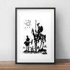 Cuadro Don Quijote Pablo Picasso Decoracion Con Paspartú