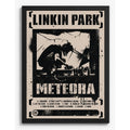 Cuadro Linkin Park Meteora Album Nu Metal Rock Musica Marco Negro