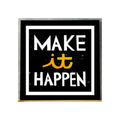 Cuadro Make It Happen Frase Motivacional Decoracion