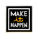 Cuadro Make It Happen Frase Motivacional Decoracion