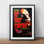 Cuadro House Of 1000 Corpses Pelicula Terror Con Paspartú Marco Negro