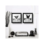Set 2 Cuadros Perro Baño Mascota Diario Decoracion Pet Brs03