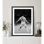 Cuadro Cristiano Ronaldo Cr7 Foto Iconica Fútbol Deporte Marco Negro