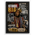 Cuadro The Notorious Big Rap Hip Hop The King Of New York Marco Negro