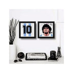 Set 2 Cuadros Maradona Argentina Fútbol Jugador Decoracion