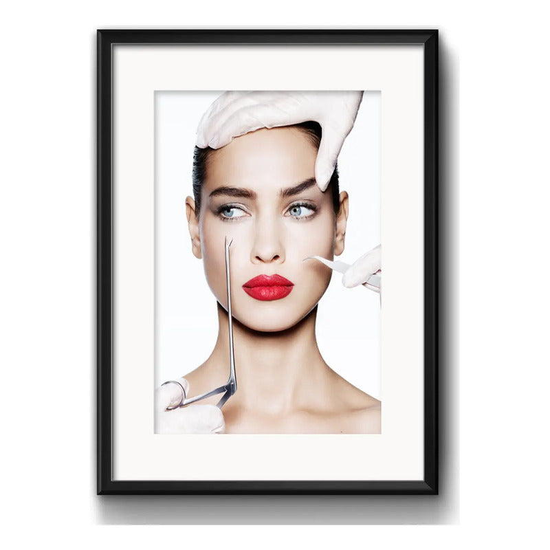 Cuadro Estetica Plastica Botox Lipo Clinica Arte Paspartu