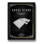 Cuadro Casas De Game Of Thrones Juego De Tronos Decoracion