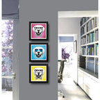 Set 3 Cuadros Perro Labrador Retriever Pop Art Pet Mascota