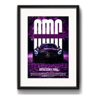 Cuadro Mercedes-benz Amg Gt Auto Modelo 53x43cmcon Paspartú Marco Negro