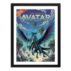 Cuadro Avatar Comics Pelicula Cinema Decoracion Marco Negro