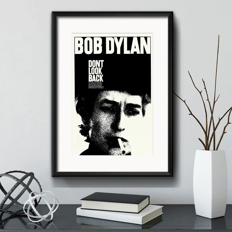 Cuadro Bob Dylan Pelicula Dont Look Back 1967 Con Paspartú Marco Negro