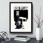 Cuadro Bob Dylan Pelicula Dont Look Back 1967 Con Paspartú Marco Negro