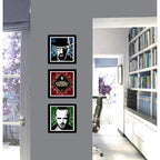 Set 3 Cuadros Breaking Bad Heisenberg Walter Jesse Pinkman Marco Negro