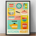 Cuadro Kitchen Pop Art Escandinavo Decoración Cocina Comedor