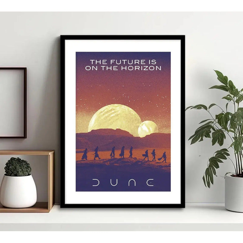 Cuadro Dune Pelicula Arte Cinema Decoracion Marco Negro