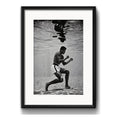 Cuadro Muhammad Ali Boxeo Submarino Deporte 53x43cm Paspartú Marco Negro