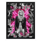 Cuadro Miley Cyrus Plastic Hearts Album Musica Pop Rock Marco Negro