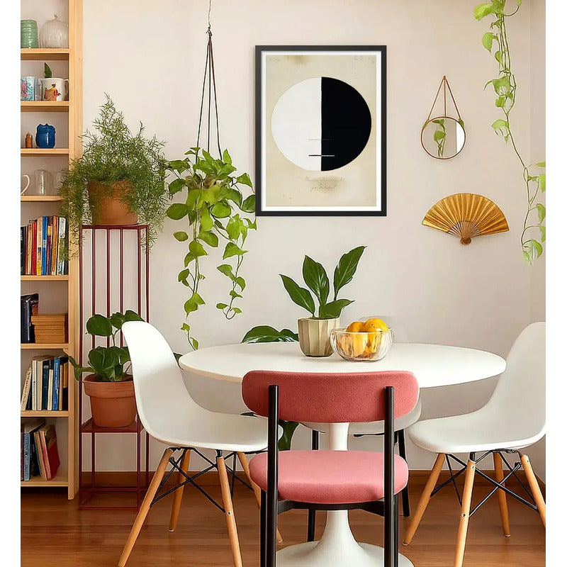 Cuadro Dormitorio Living Hilma Af Klint Buddha Standpoint Marco Negro