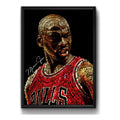 Cuadro Michael Jordan Frases Basket Nba Chicago Bulls