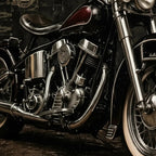 Cuadro Harley Davidson Moto Icónico Detalles Specs Efecto 3d Marco Negro