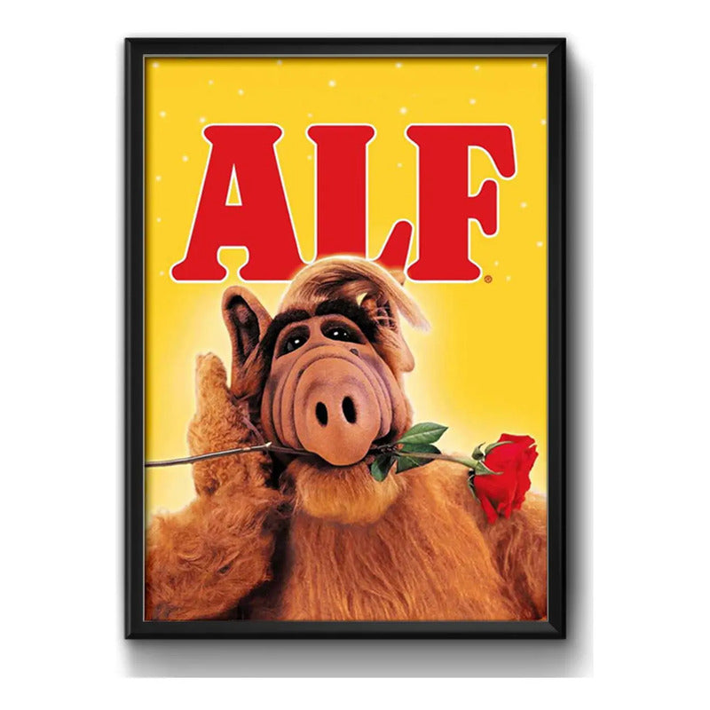 Cuadro Alf Serie Tv Retro Vintage Cine Decoracion